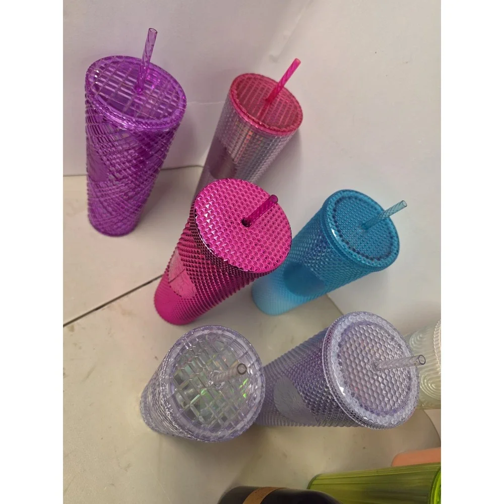 Starbucks Tumbler Assorted Cups Bundle Lot of 11 Straws Lids